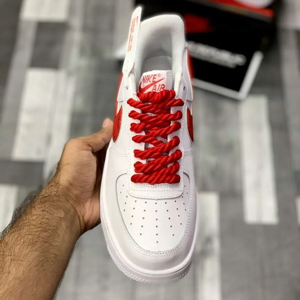 AF-1 Custom Lo-Vi Rope (Red) | Custom Style with Rope Laces