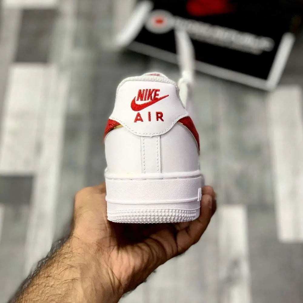 AF-1 Custom Lo-Vi Rope (Red) | Custom Style with Rope Laces
