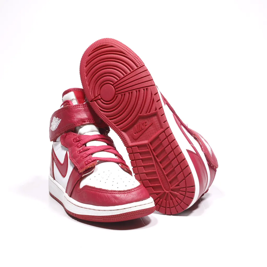 Air Jordan 1 High Flyease High-Top Sneakers Leather Red Color For Women