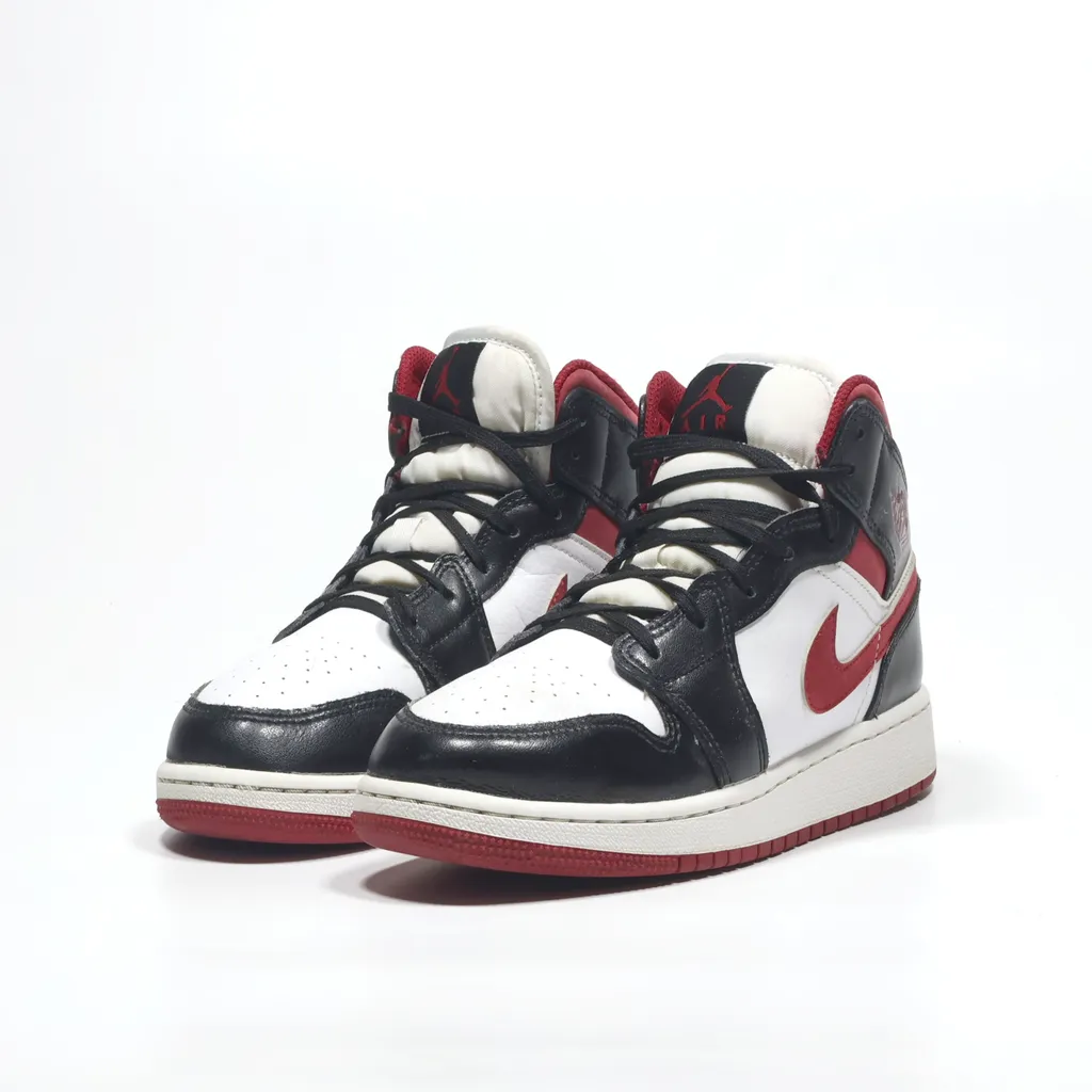 Air Jordan Sneakers Leather Multicolour Color For Kids