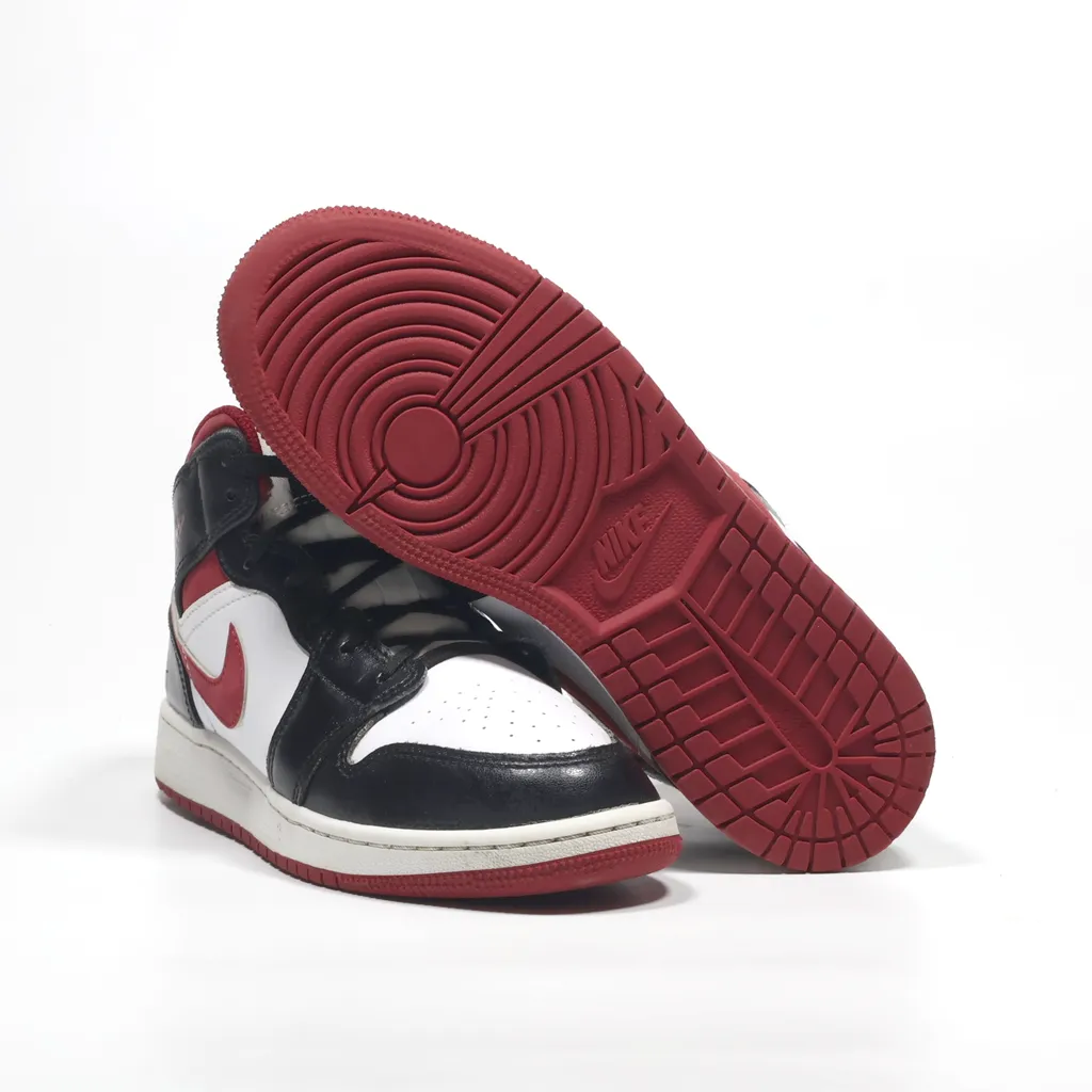 Air Jordan Sneakers Leather Multicolour Color For Kids