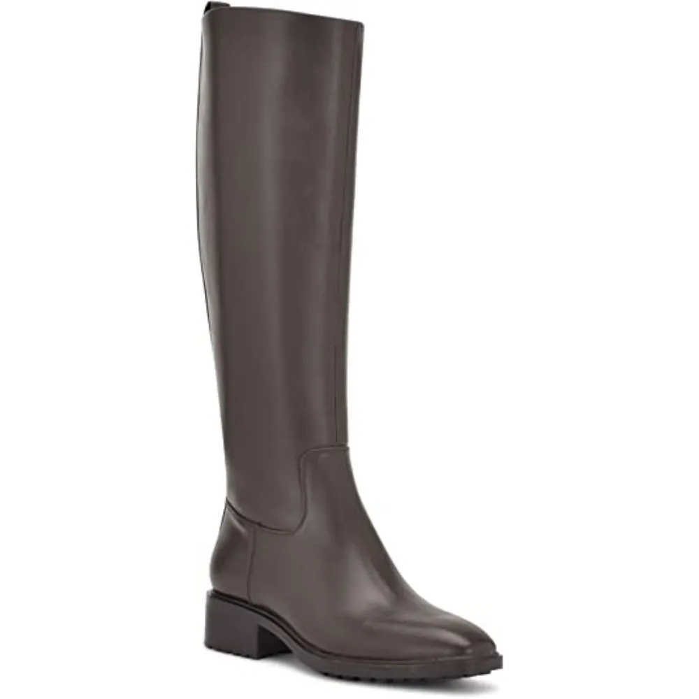 Barole 3 Dark Brown Leather Nine West Boots