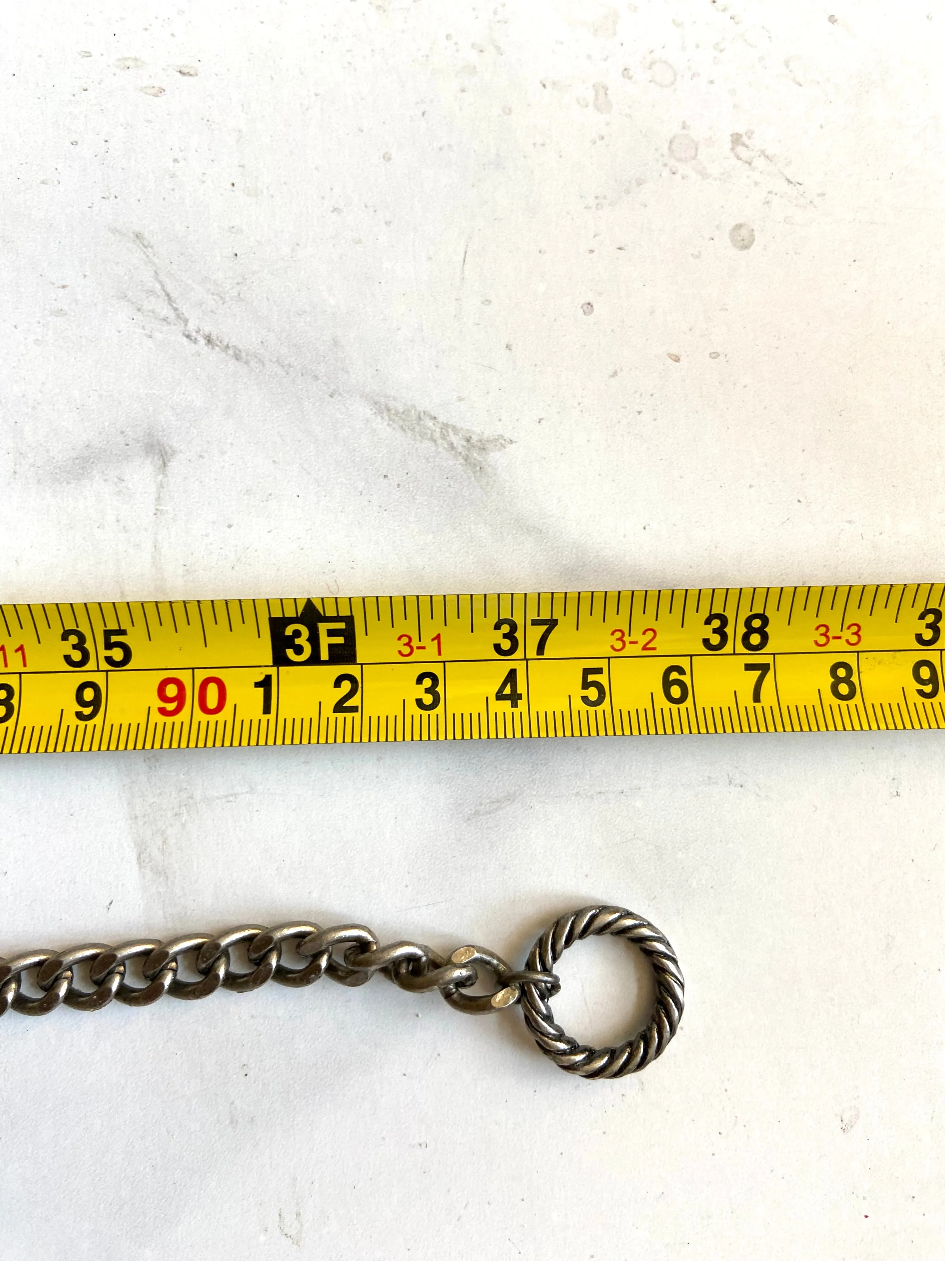Black &vintage silver belt
