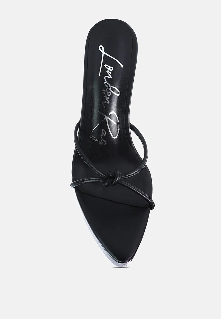 bondage high heel lace up heels
