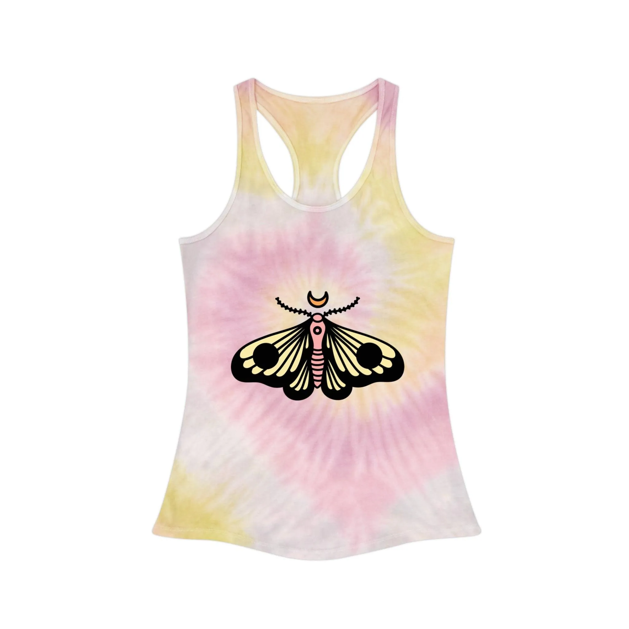 Butterfly Tie Dye Racerback Tank Top