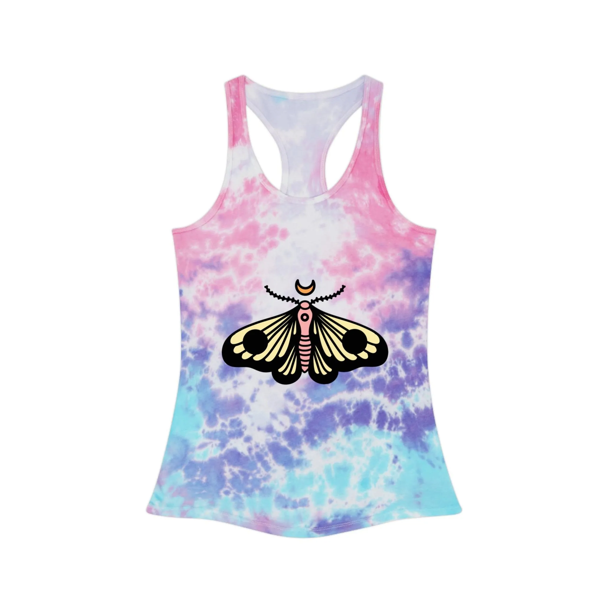 Butterfly Tie Dye Racerback Tank Top