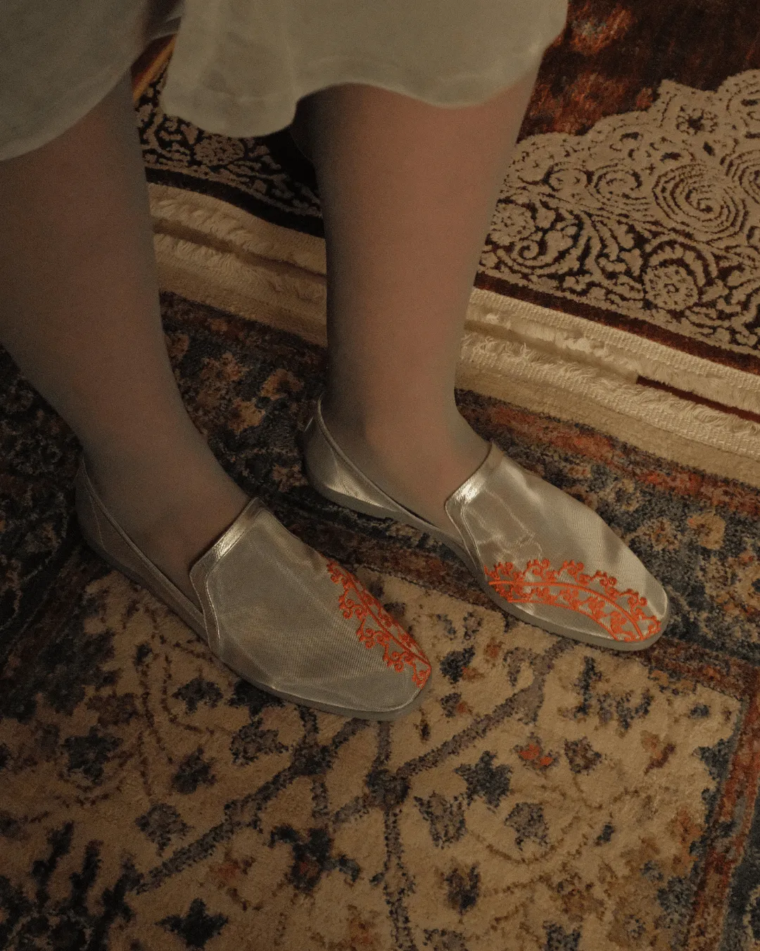 Dama silver loafer