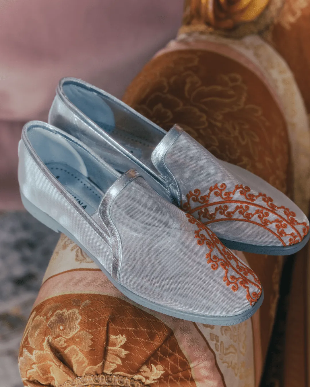 Dama silver loafer