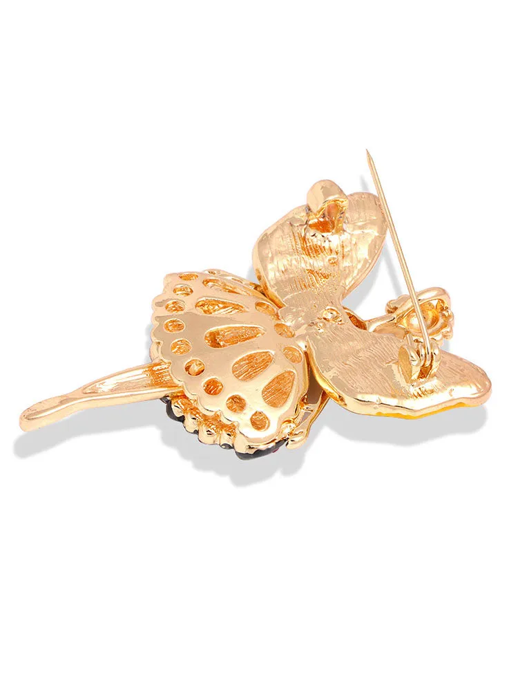 Dance Corsage Ballet Girl Brooch Pin Sweater Accessories Buckle