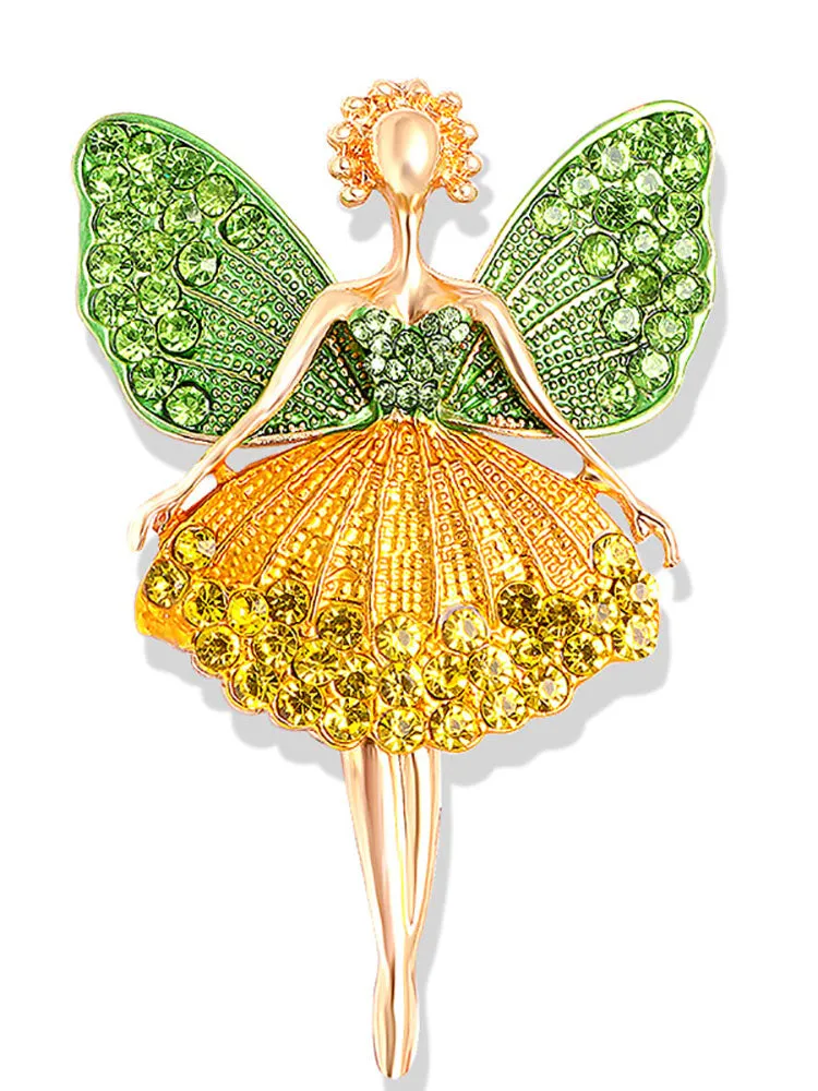 Dance Corsage Ballet Girl Brooch Pin Sweater Accessories Buckle
