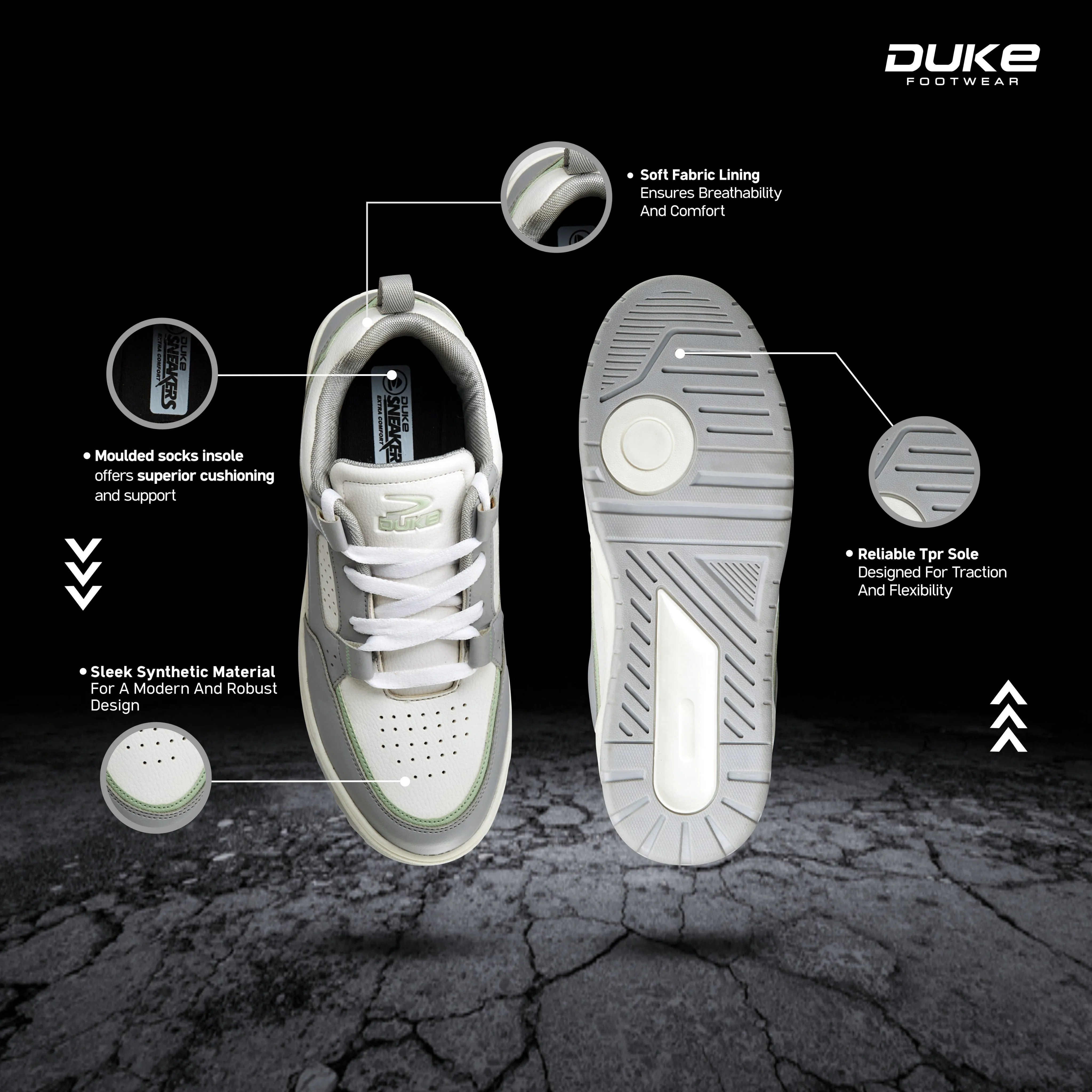 Duke Men's Evoflex Sneakers (FWOL2564)