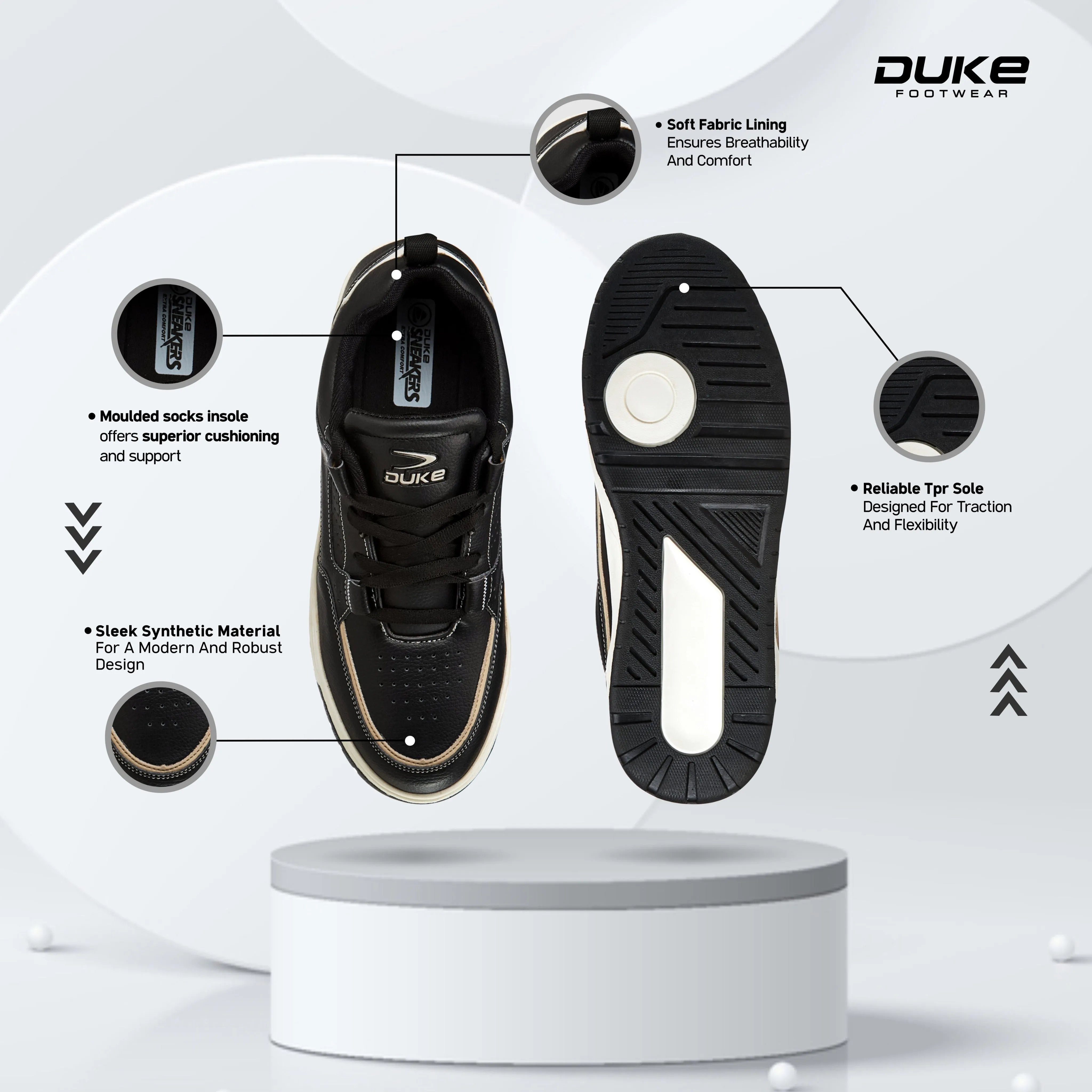 Duke Men's Evoflex Sneakers (FWOL2564)