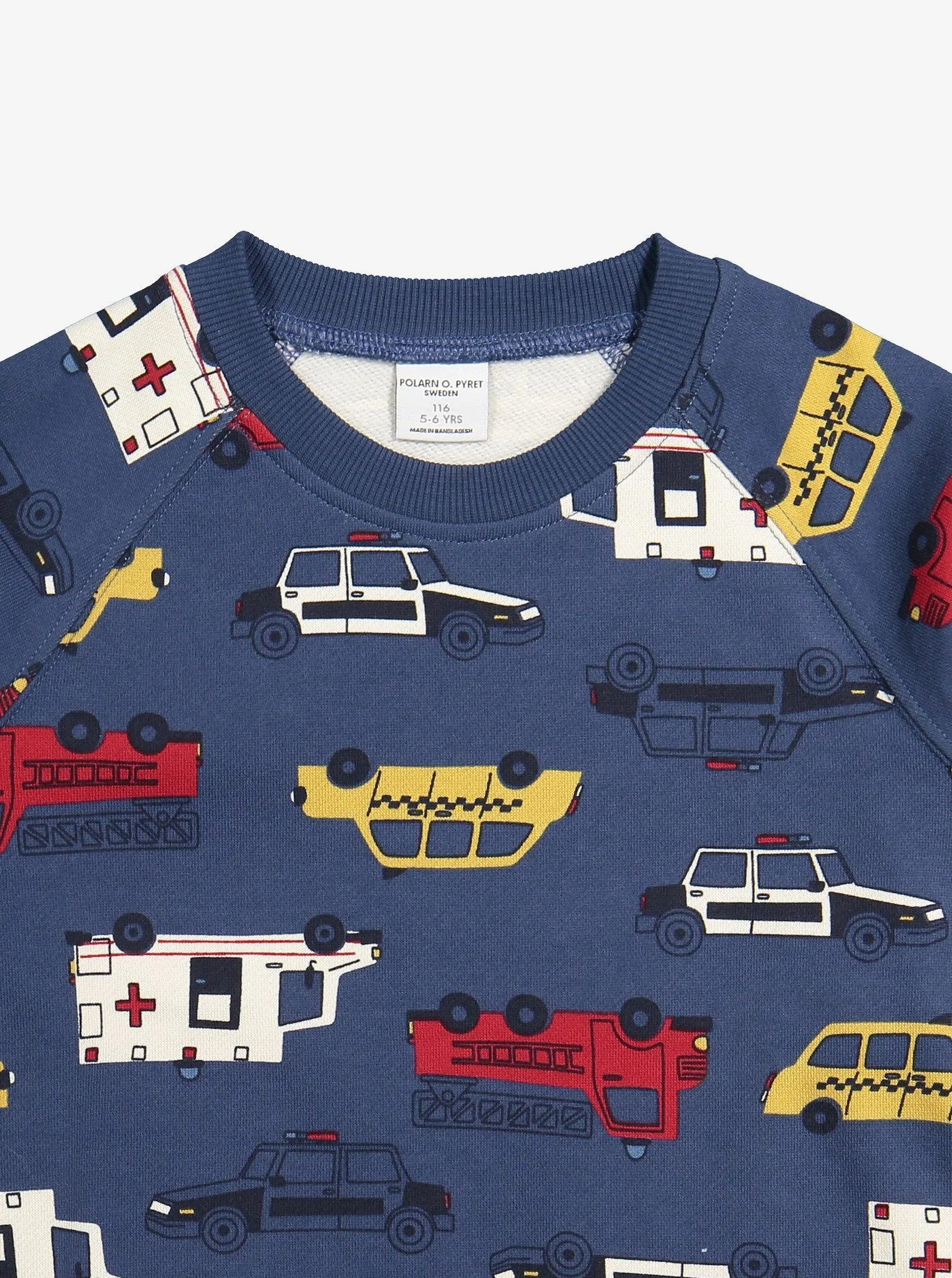 Emergency Vehicle Print Kids Sweatshirt