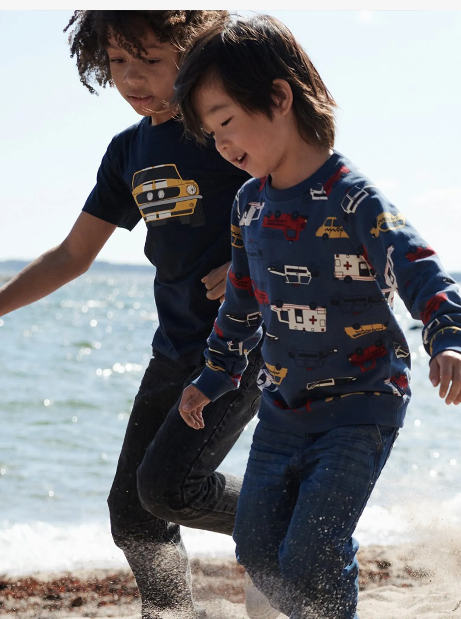 Emergency Vehicle Print Kids Sweatshirt