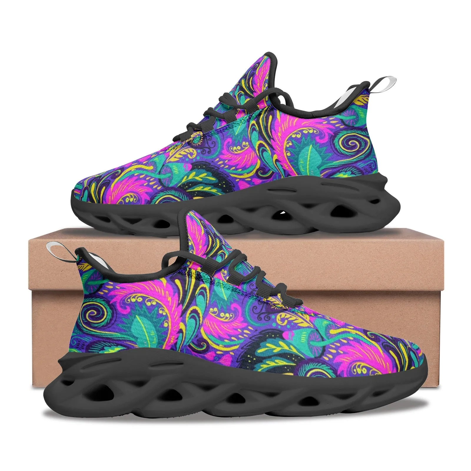 Floral Abstract Bounce Sneakers