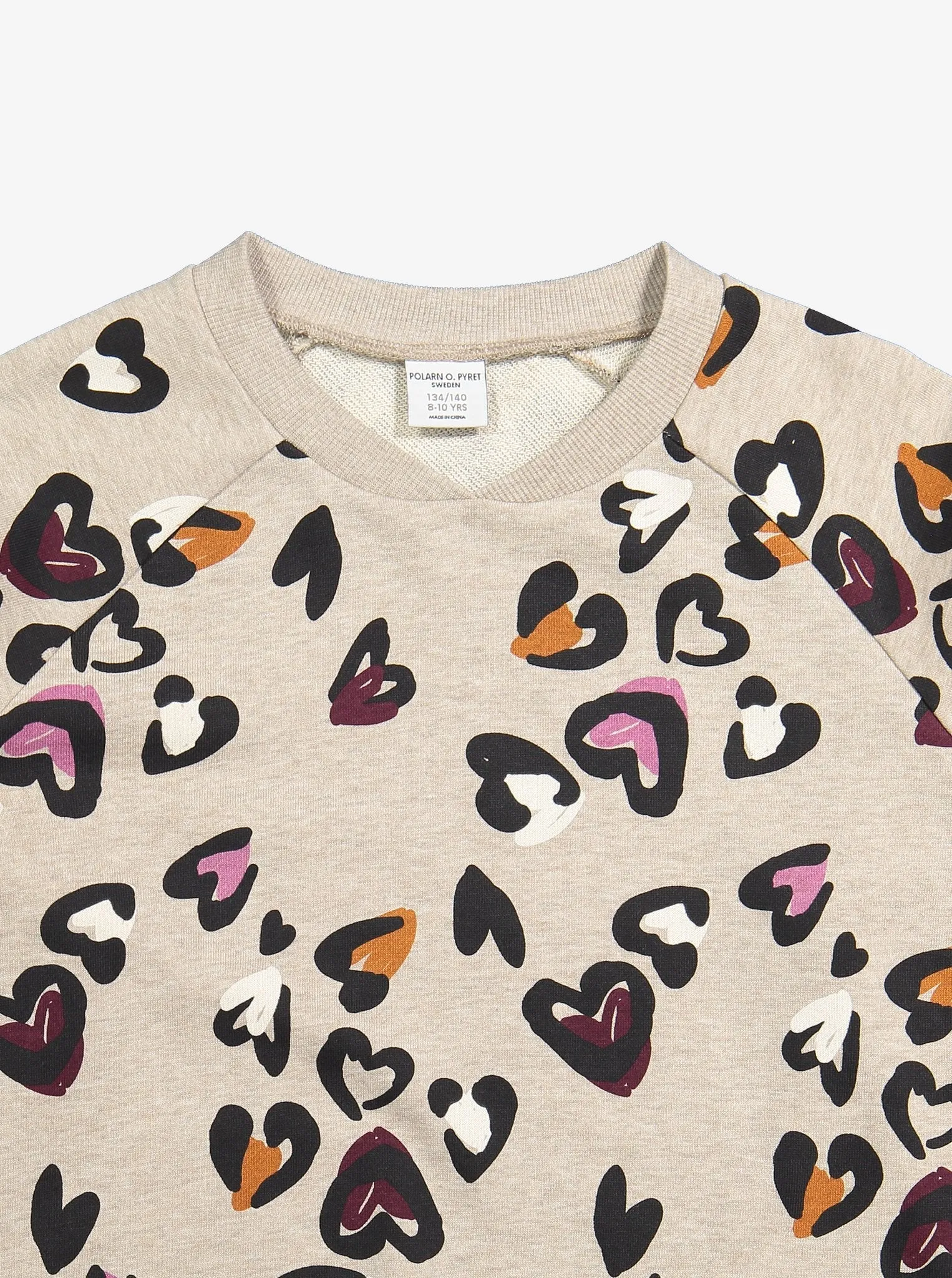 Heart Print Kids Sweatshirt
