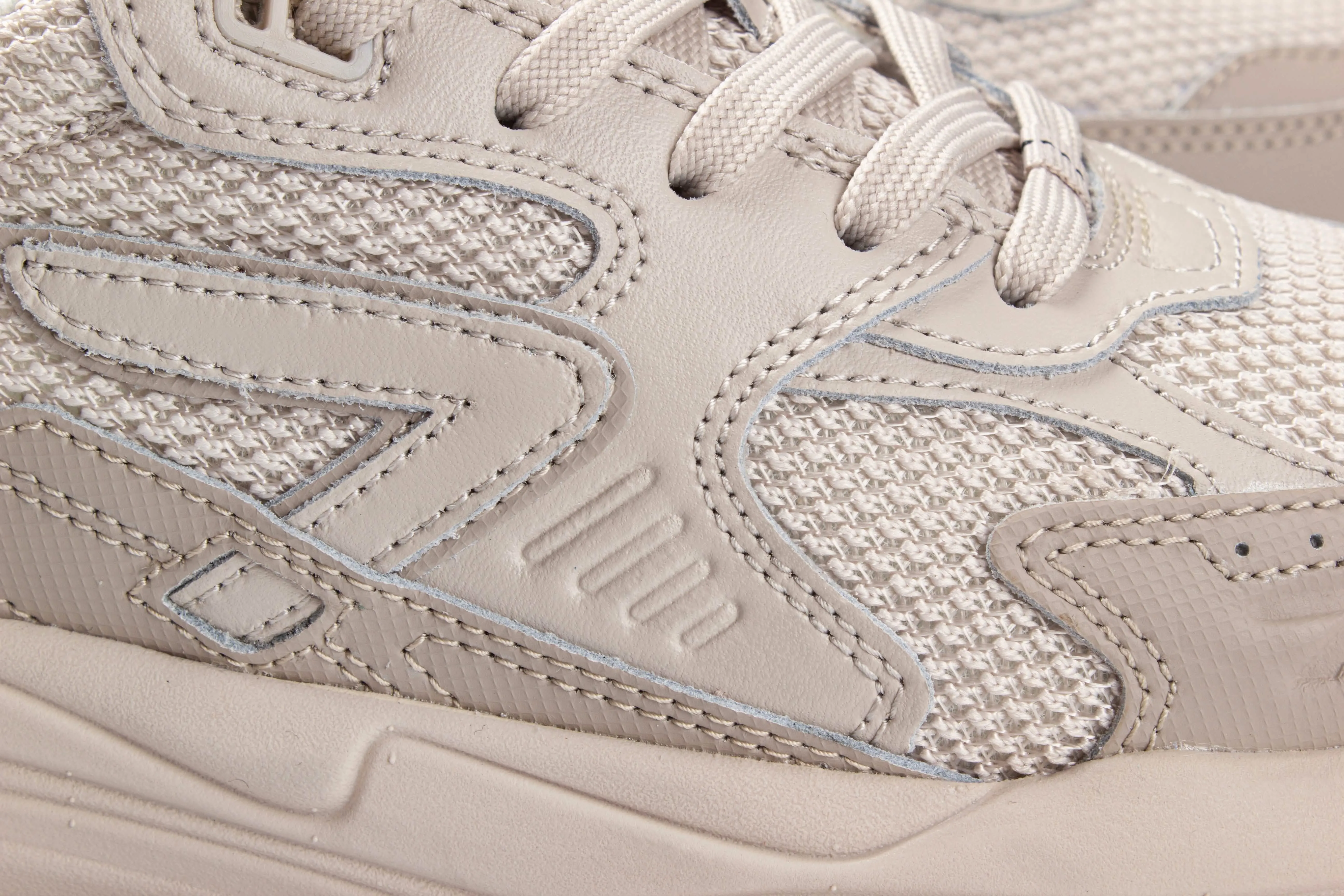 HUB Grid Dames Sneaker Bone