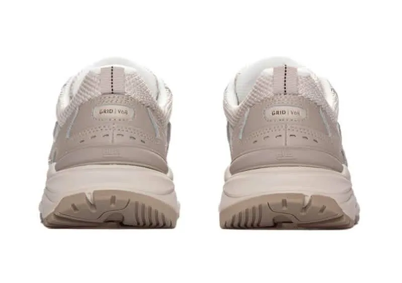 HUB Grid Dames Sneaker Bone