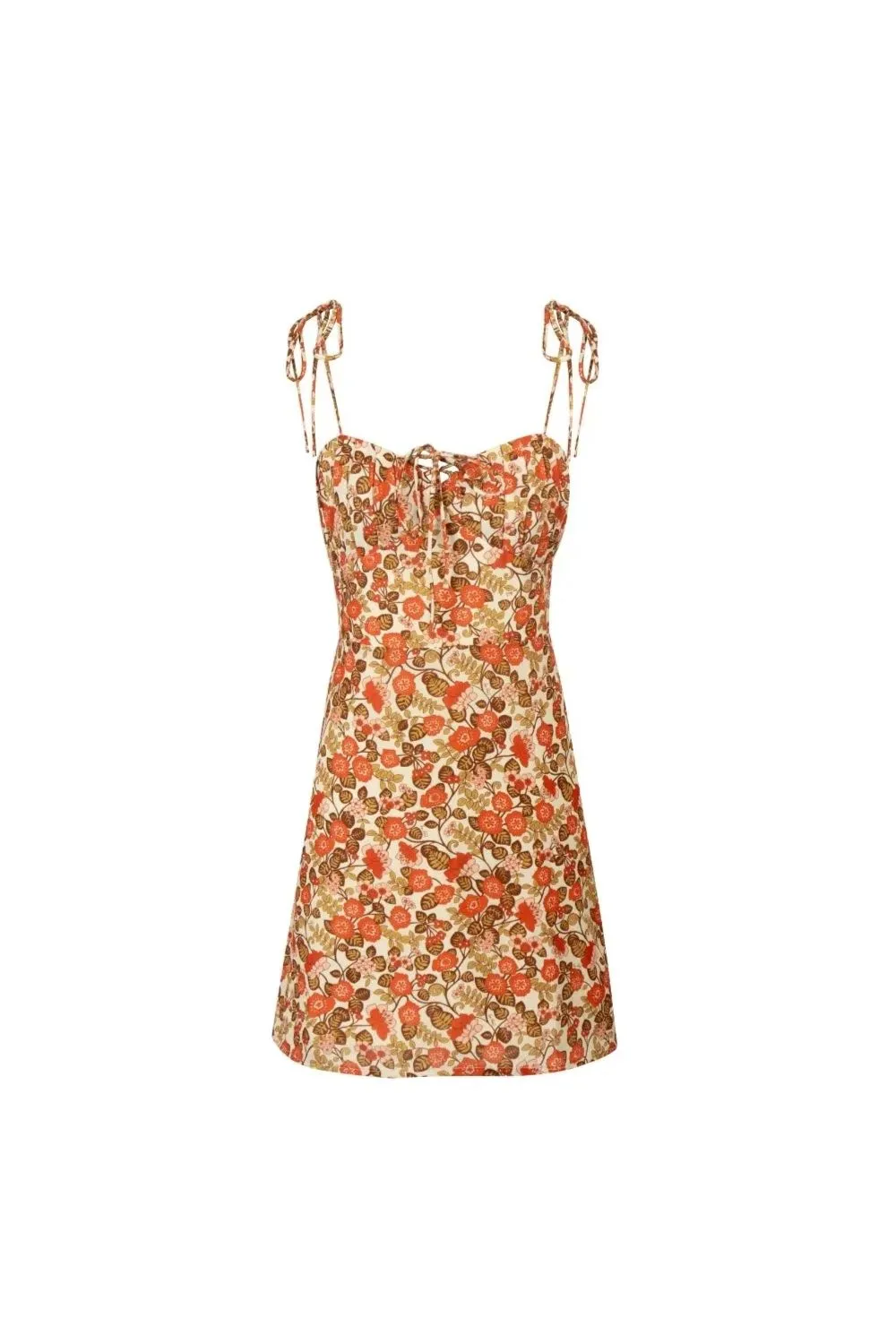 'Imogen' Floral Print Strappy  Backless Dress