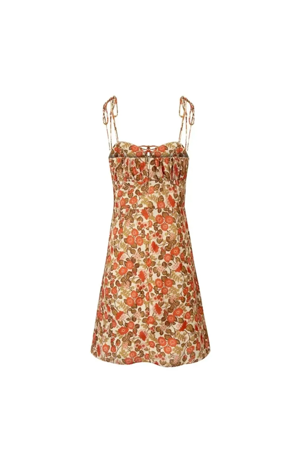 'Imogen' Floral Print Strappy  Backless Dress