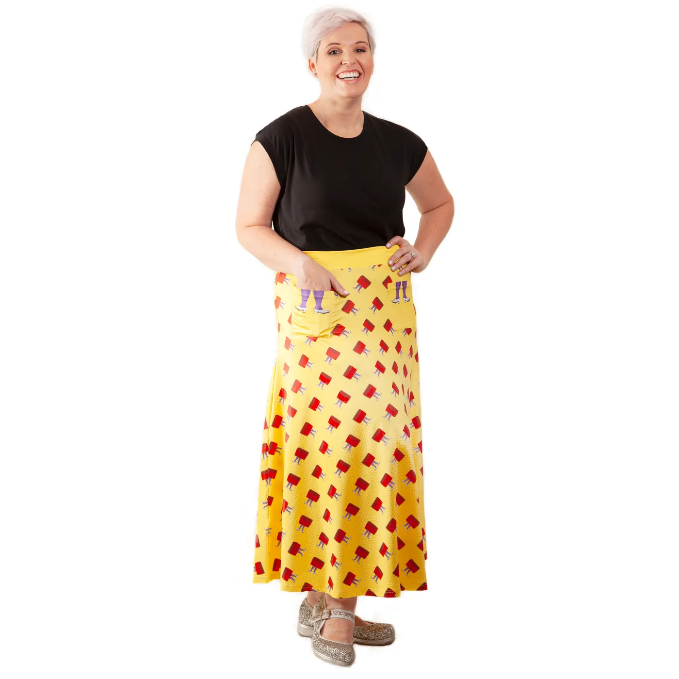 Kansas Maxi Skirt With Pockets