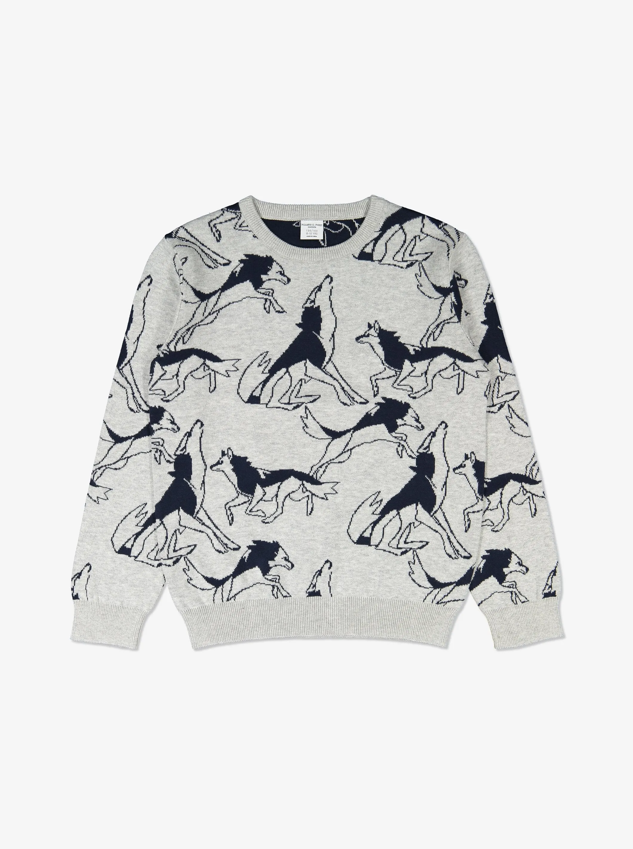Kids Wolf Jumper