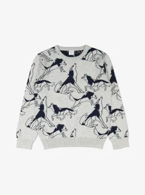 Kids Wolf Jumper