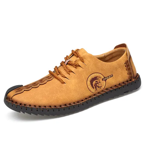 Loafers Men Quality Split Leather Shoes
