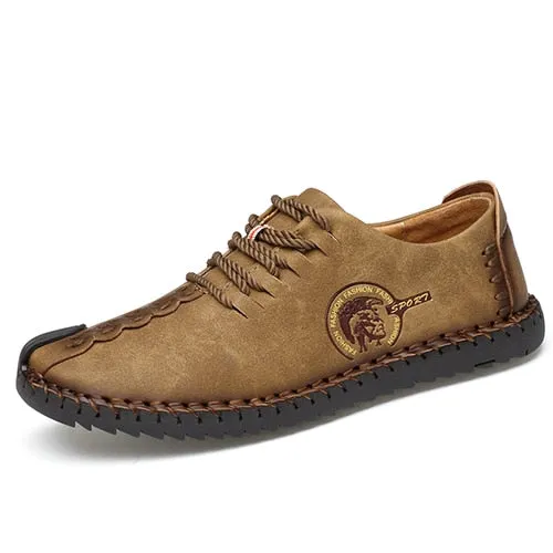 Loafers Men Quality Split Leather Shoes