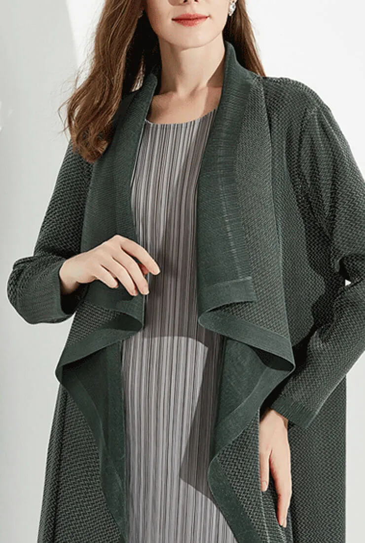 Long Sleeve Knit Long Cardigan Sweater