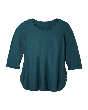 Madeline Pullover Sweater | Teal