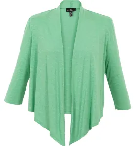 Marble 6541 Green Waterfall Front Cardigan Style Shrug