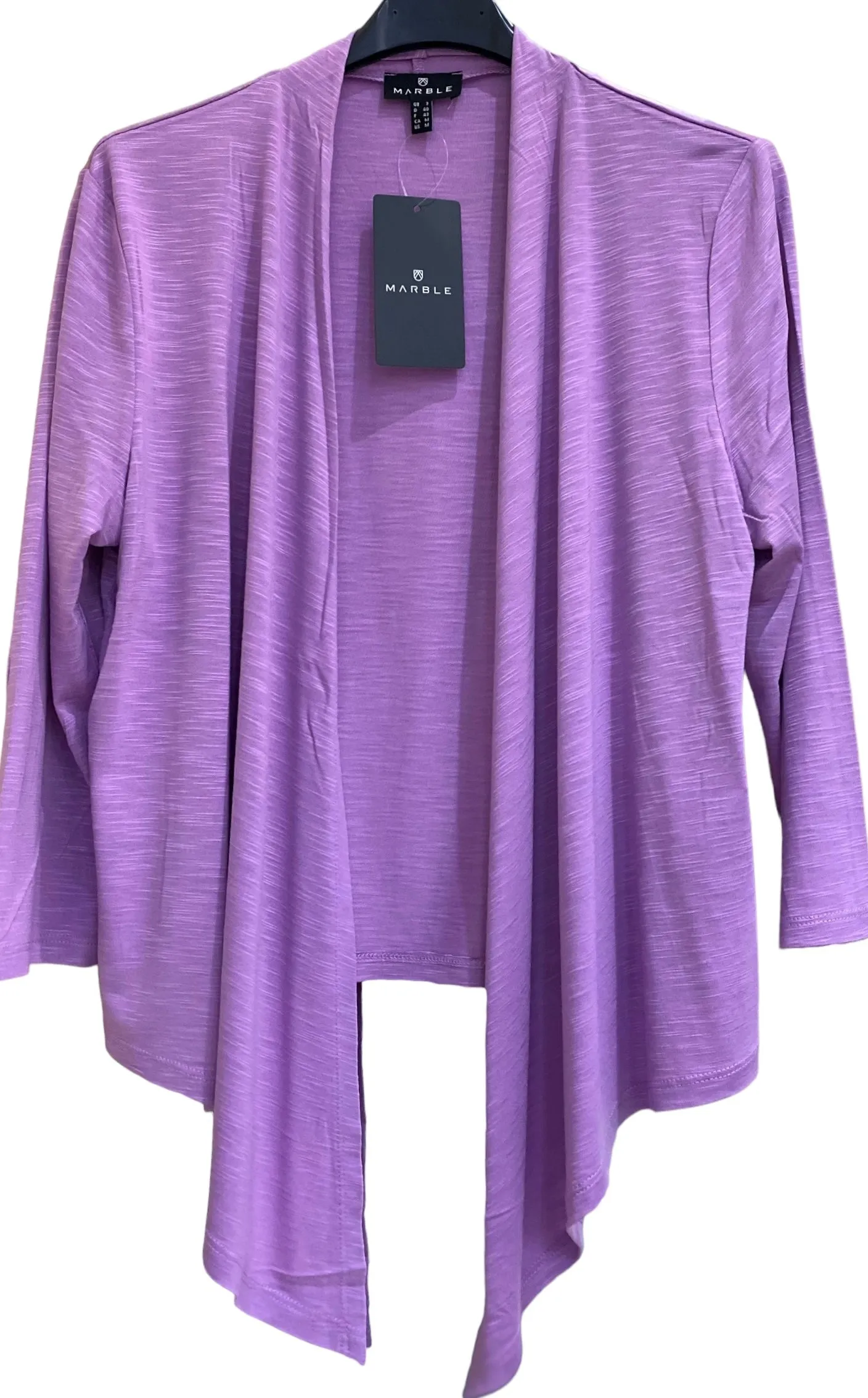 Marble 6541 Green Waterfall Front Cardigan Style Shrug
