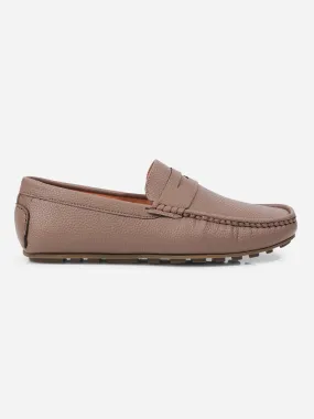 Men's Oak Brown Moc Toe Casual Loafer (IX4110)