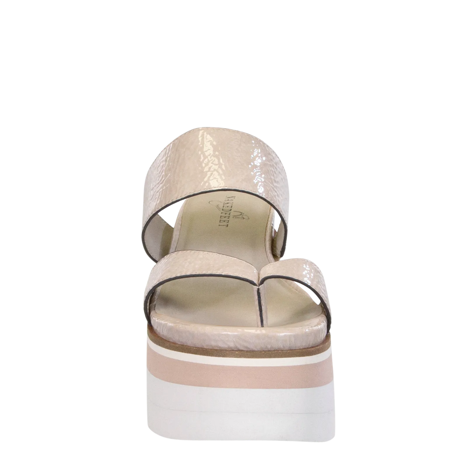NAKED FEET - FLUX in ROSETTE Wedge Sandals