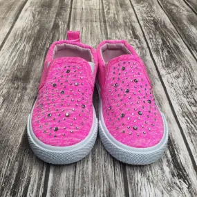 NEW Swiggles Toddler Slip on Casual Sneakers Pink Sz 8