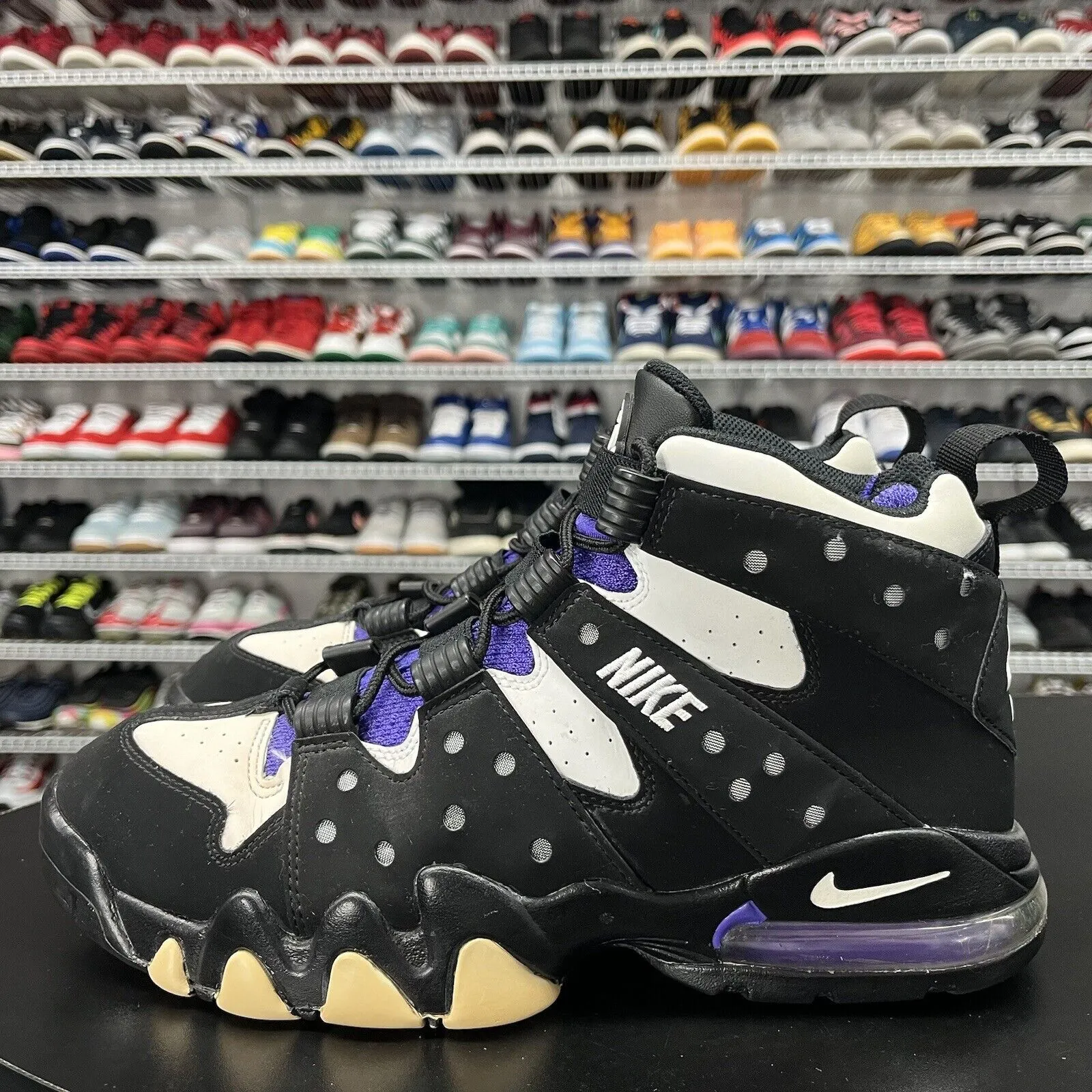 Nike Air Max 2 CB'˜94 Black Purple 2015 305440-006 Men's Size 11.5 No Insoles