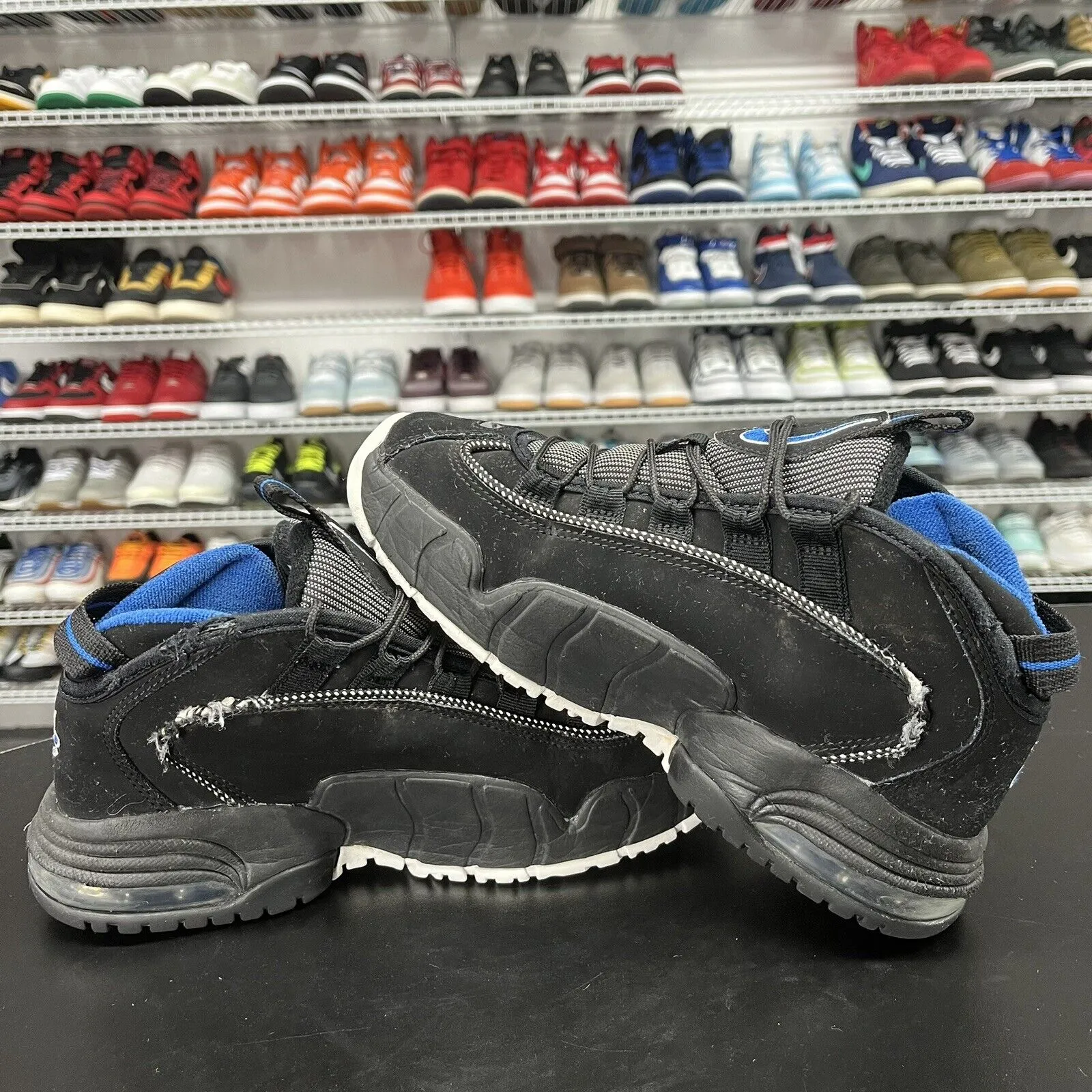 Nike Air Max Penny 1 Orlando Magic Black Varsity Royal DN2487-001 Size 5Y