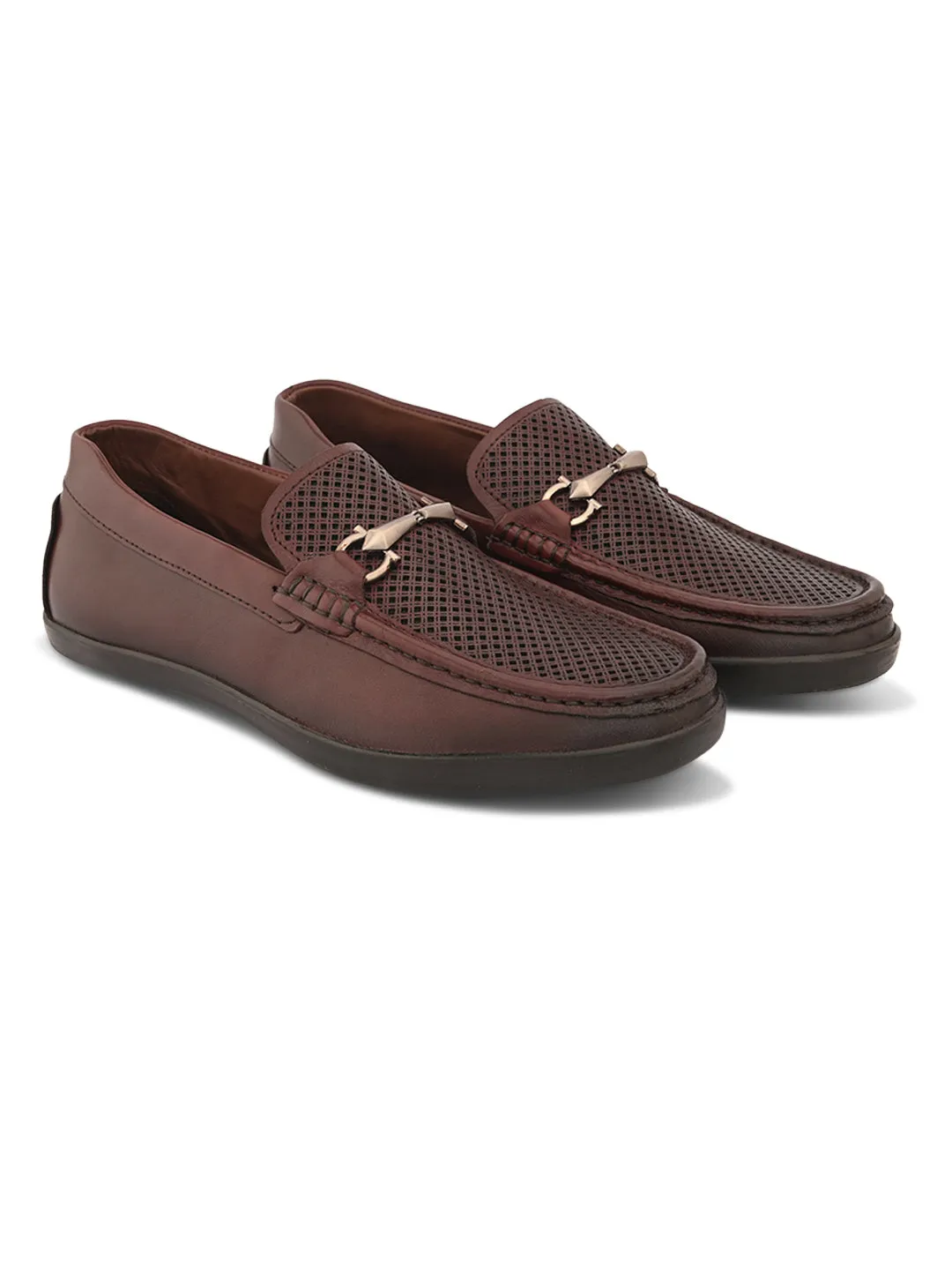Pelle Albero Bordo Leather Comfortable Loafer/Driving Boots