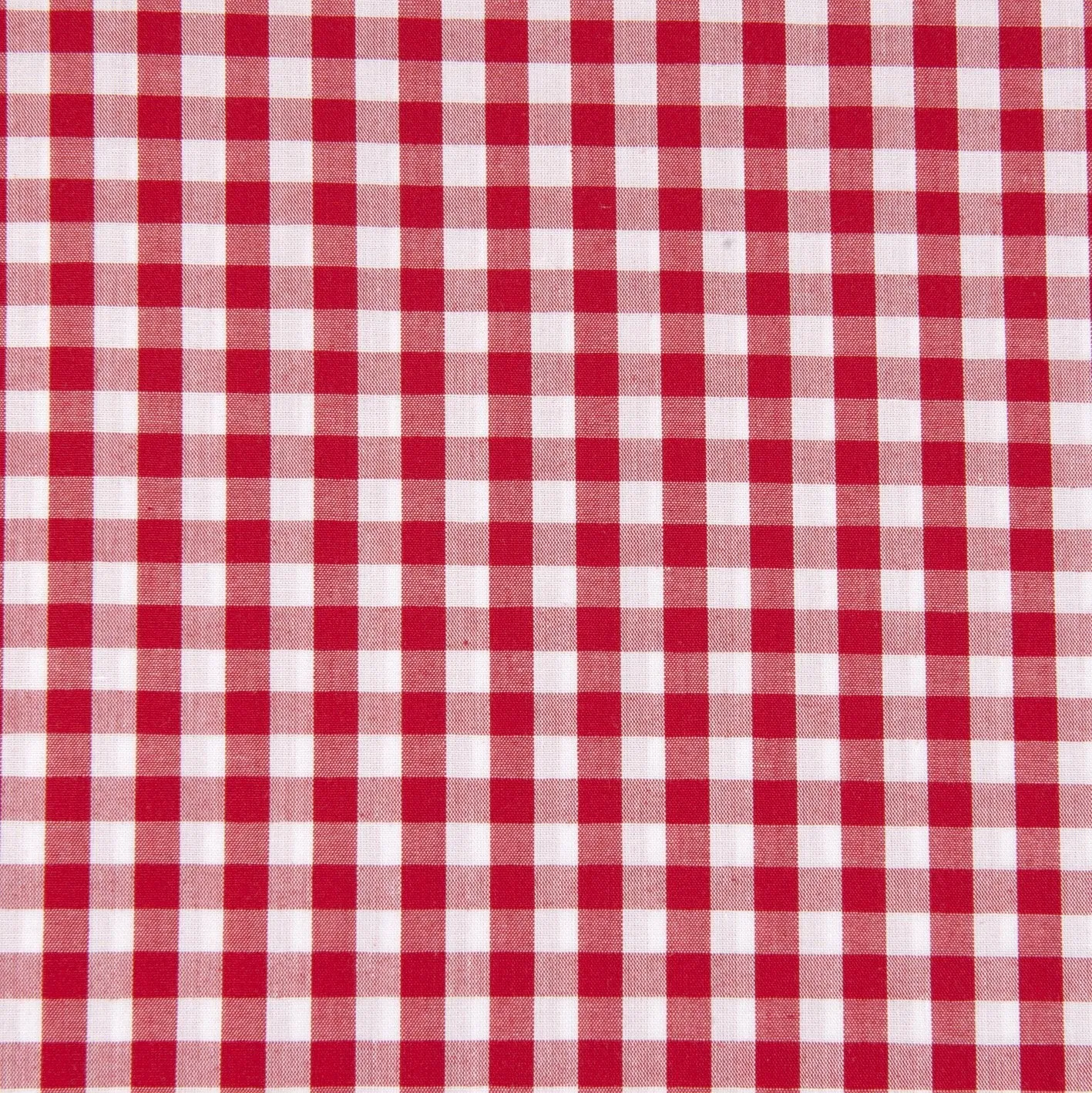 Poly Cotton Gingham Fabric, Width 112cm