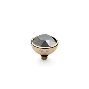 Qudo Bottone 10mm Gold Topper - Light Chrome