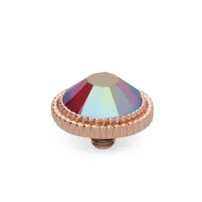 Qudo Fabero 10mm Rose Gold Topper - Light Siam