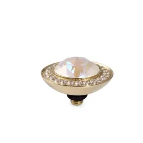Qudo Tondo Deluxe 13mm Gold Topper - Light Grey Delite
