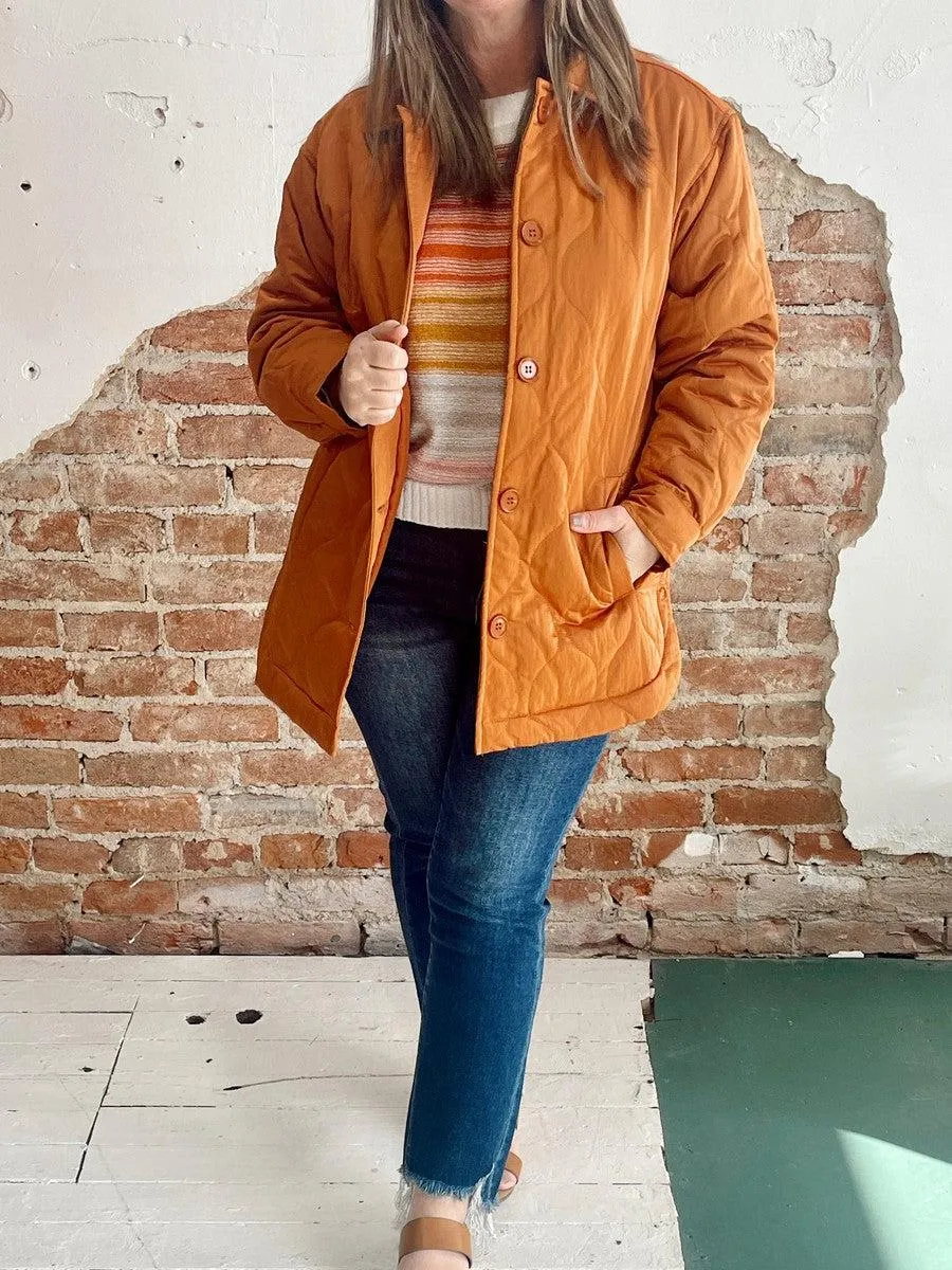 Quilted Chill Jacket in Sienna