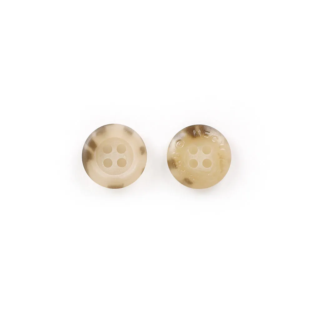 Recycled Paper Button 15mm - Light