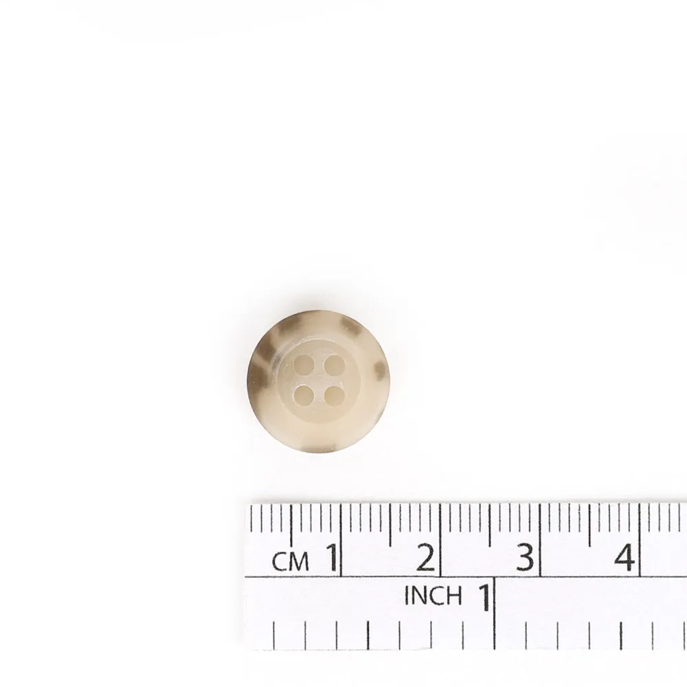Recycled Paper Button 15mm - Light