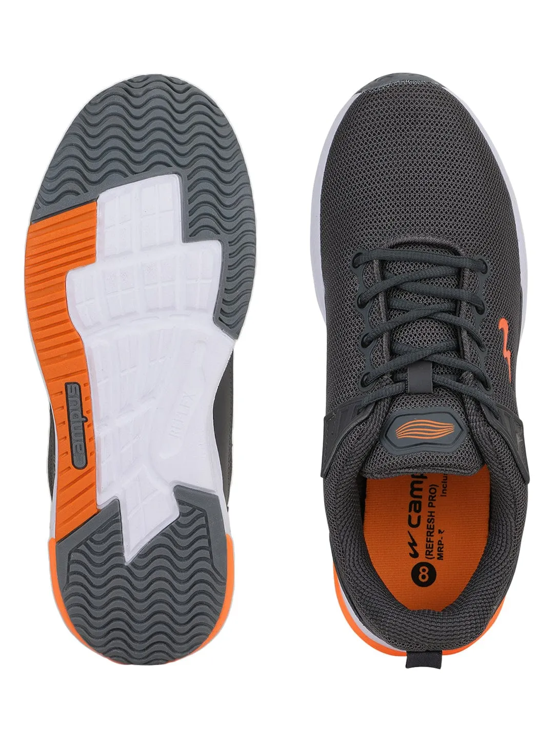 REFRESH PRO Grey Men's Running Shoes