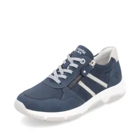Remonte Women's Walking Sneakers- Blue Combi