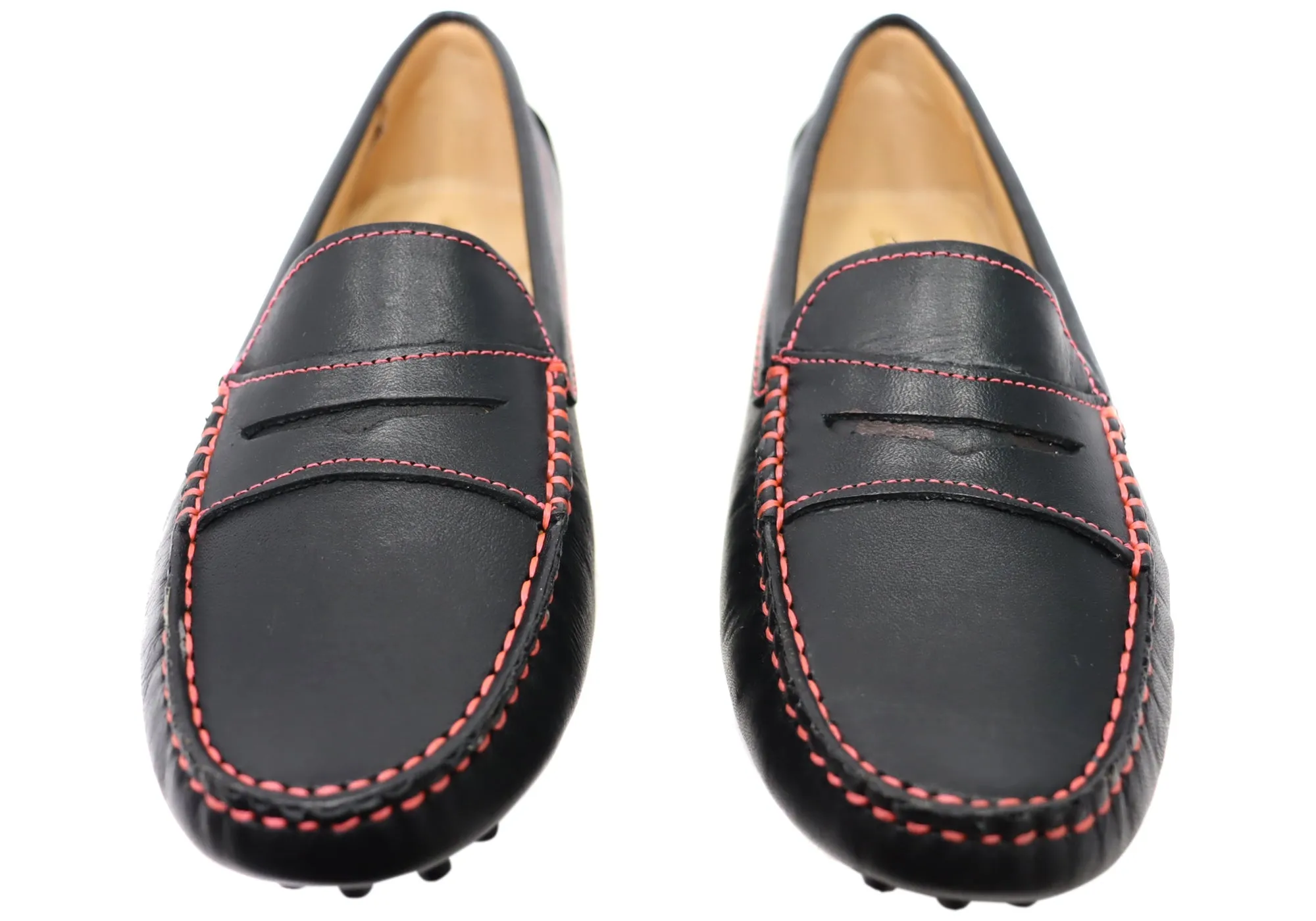 Savelli Stephanie Womens Comfort Leather Loafer Shoes Made In Brazil