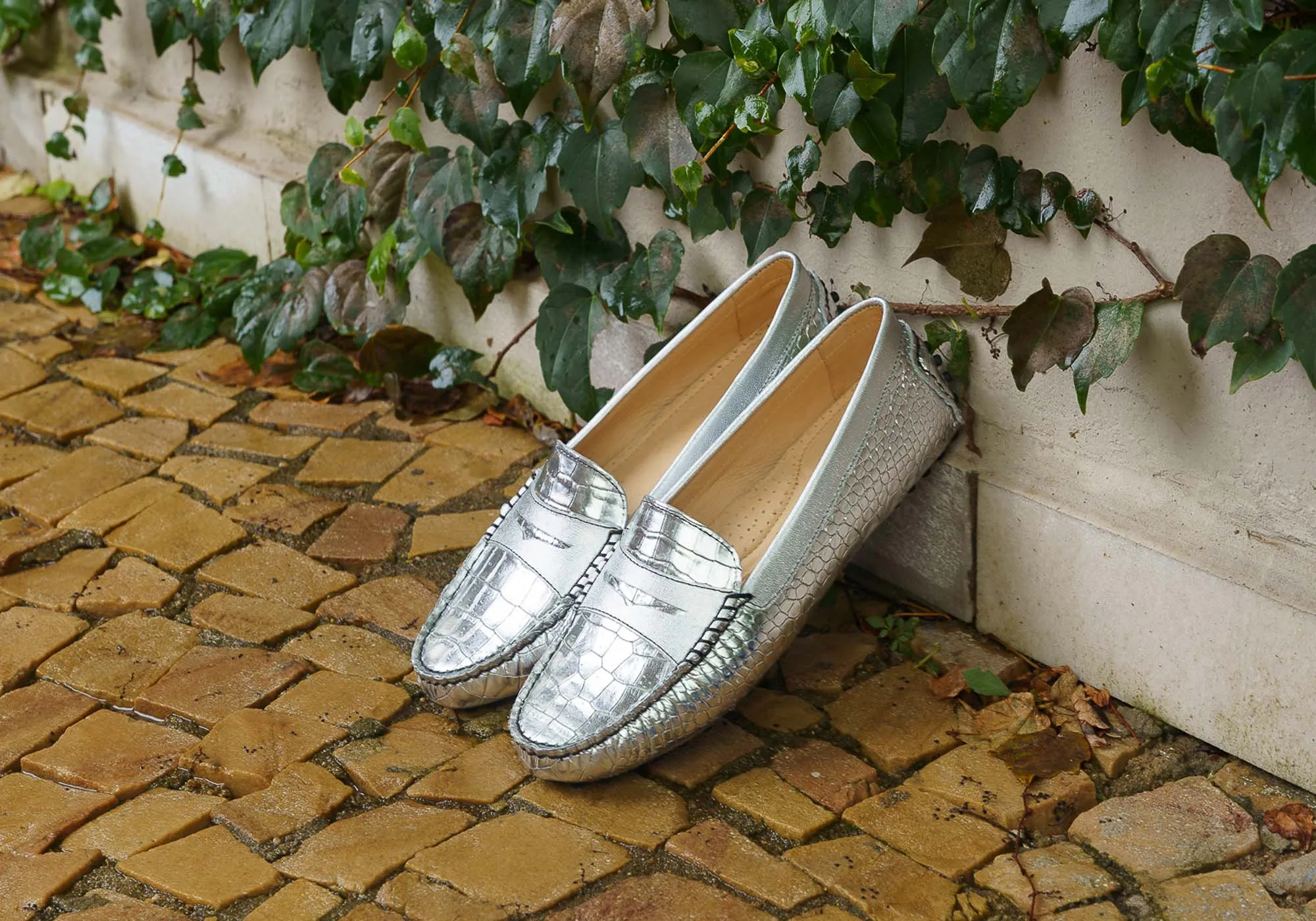 Savelli Stephanie Womens Comfort Leather Loafer Shoes Made In Brazil